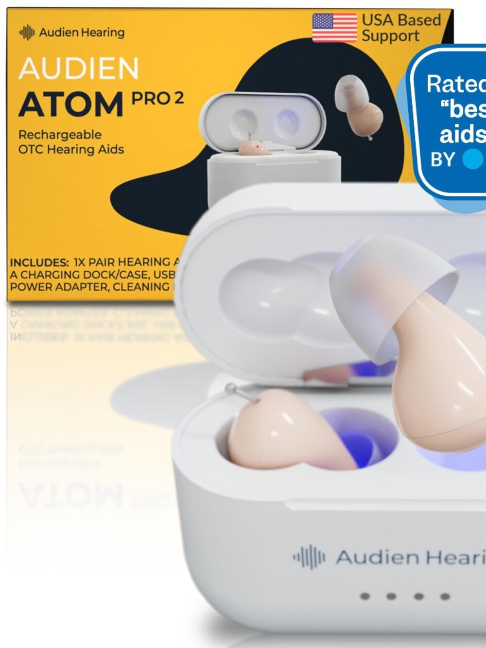 Audien Ion Pro 2 Hearing Aids Brand new in box